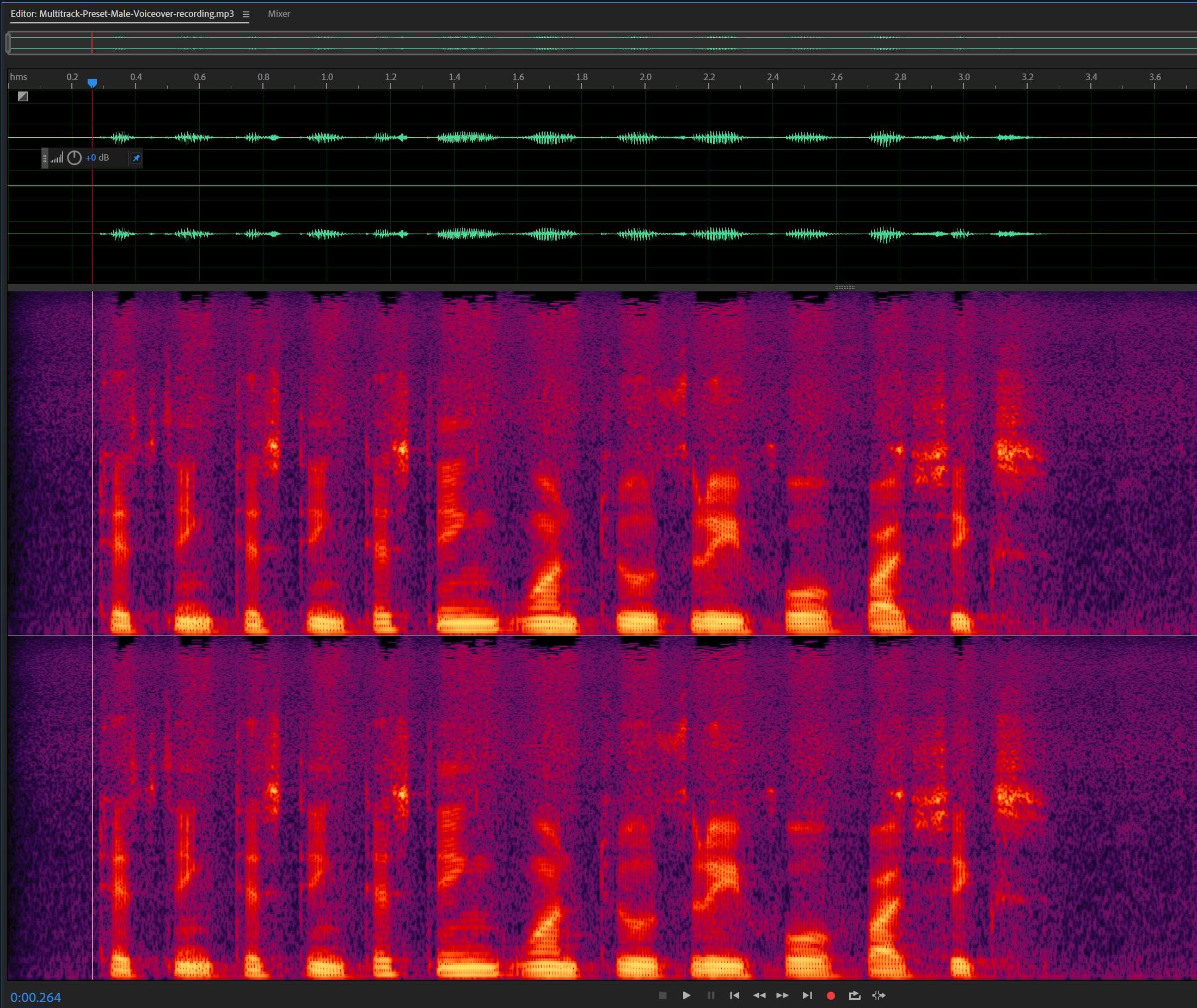 adobe audition remove background noise